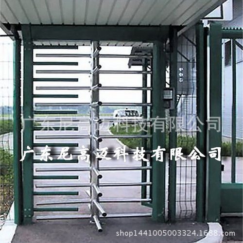 尼高迈长期供应企业大门智能转闸单道双行门禁考勤喷涂十字门闸
