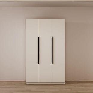 衣柜家用卧室简约现代小户型对开门衣橱出租屋用简易儿童储物柜子