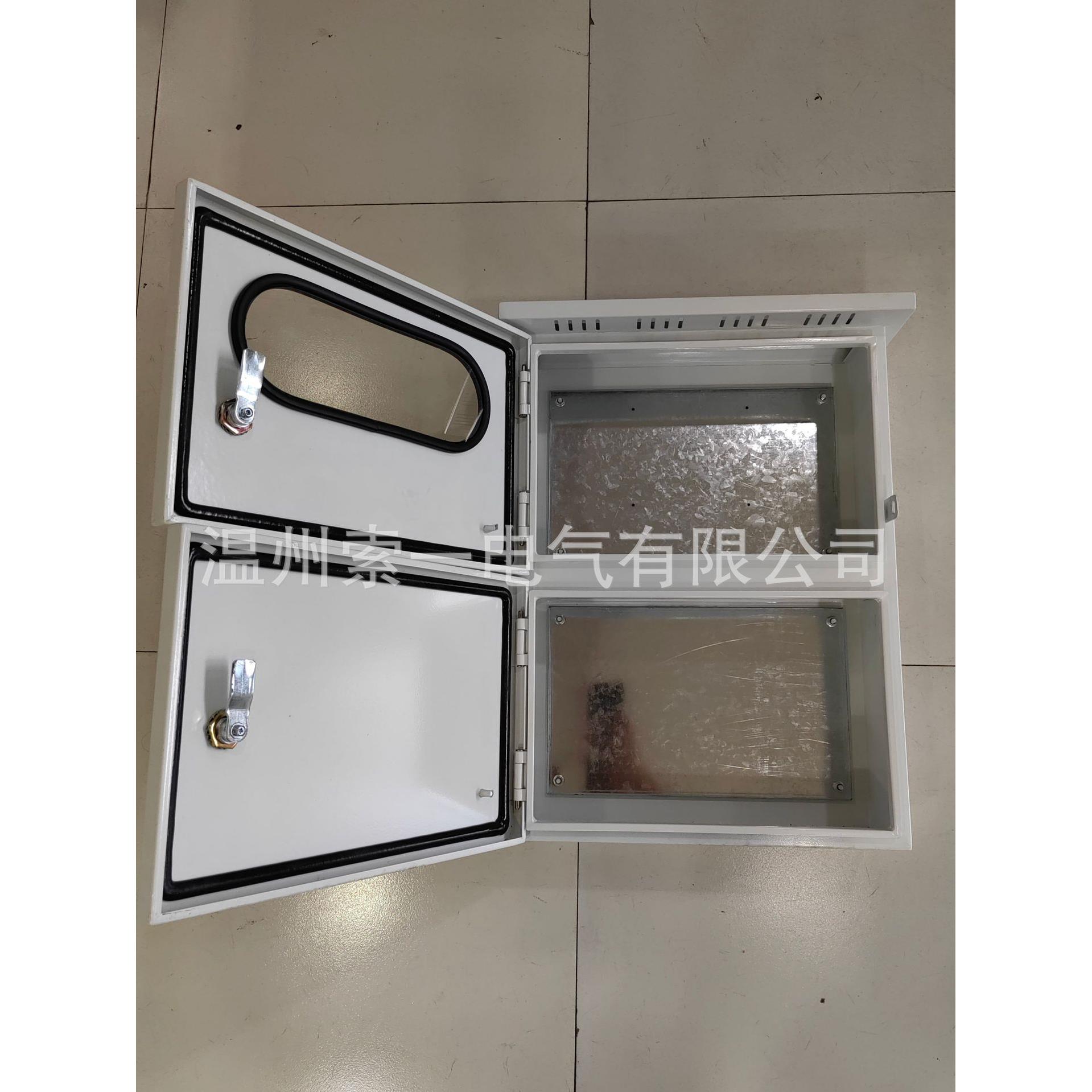 不锈钢光伏并网配电箱交流相三相电表箱计量双层门汇流箱并网柜