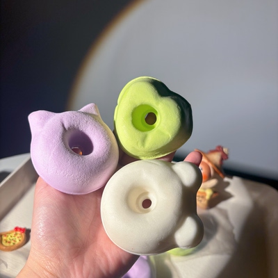 木吉粘粘小慢甜甜圈猫猫捏捏乐慢回弹解压玩具超软超好玩squishy