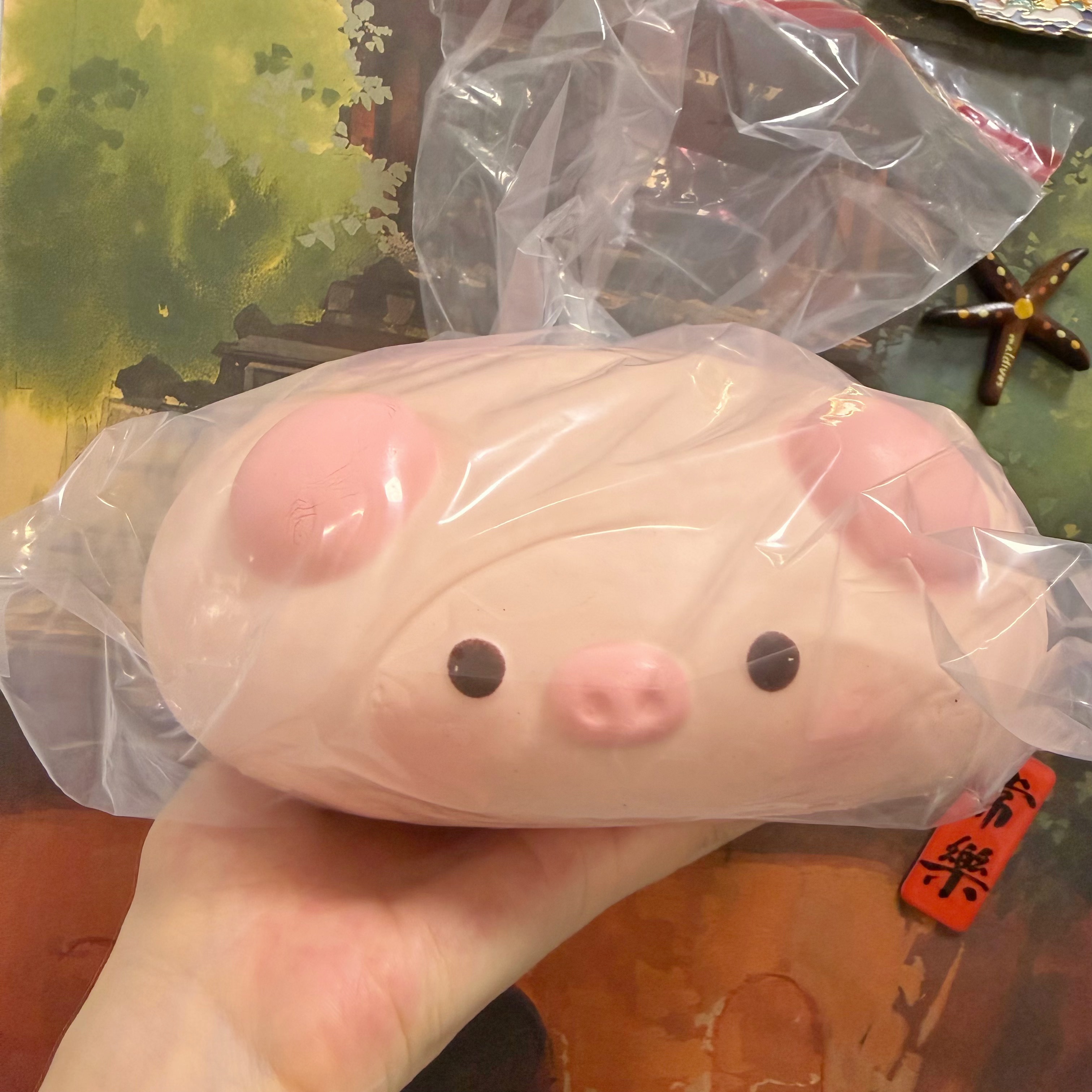 超大慢回弹木吉小屁猪plus解压玩具捏捏乐发泄玩具超软squishy