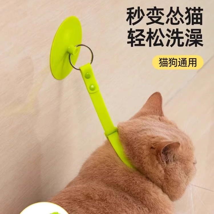 宠物洗澡固定器美容桌吊绳猫咪洗澡牵引绳吸盘剃毛拴狗绑狗绳