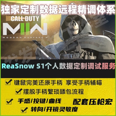 ReaSnowS1转换器COD19/20/21战区数据精调服务正版个性化定制服务
