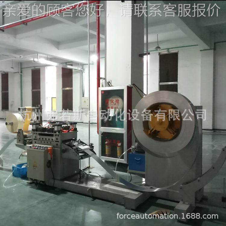 二合一放料整平机 50m0m宽卷开平机薄 板冲压自料动放SHL-500卷整