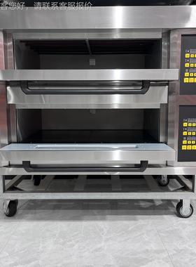 HZG商用双层蛋m挞烤炉4盘食品烤箱甲板炉 Bkaer equipent