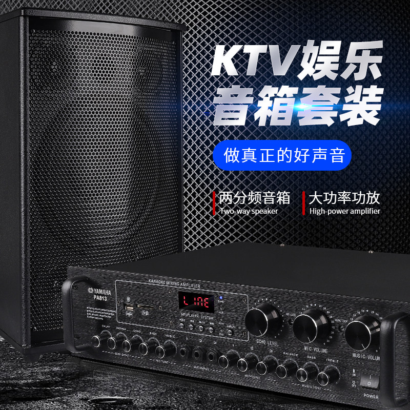 专业10寸音箱会议 家用 舞蹈室 KTV卡拉OK餐吧监听音响套装