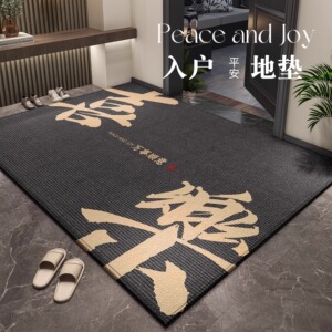 入户门地垫2024新款进门门口脚垫高端防滑耐脏玄关地毯门外蹭脚垫