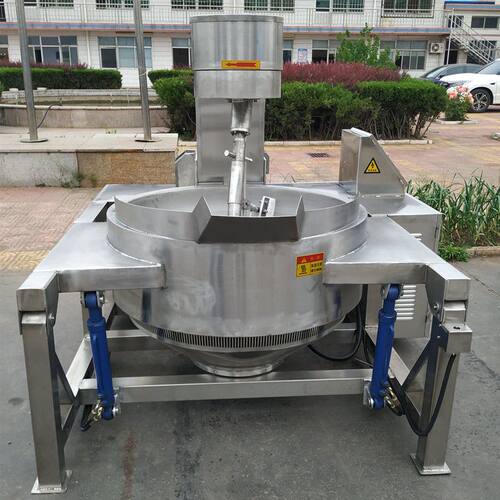 大型全自动棉花糖炒锅 食品厂专用不沾不糊芝麻糖炒制设备 炒糖机