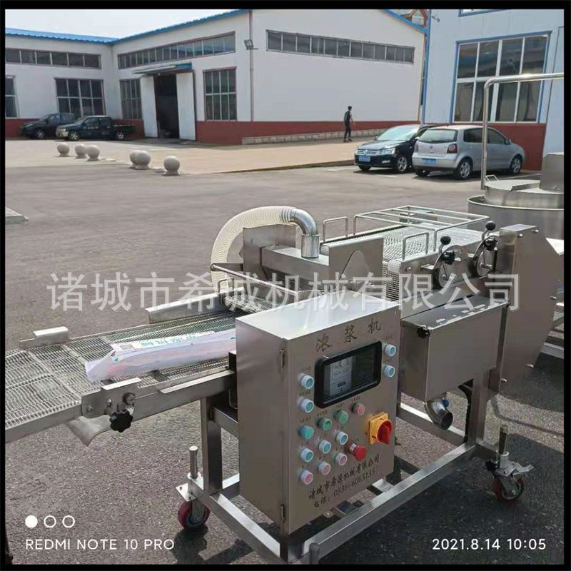 鱼香虾饼上浆油炸机 带刮渣虾饼油炸机上门安装全自动虾饼成型机