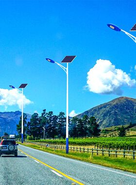 6米8米30wled户外新农村太阳能路灯一体化道路照明灯具工程款