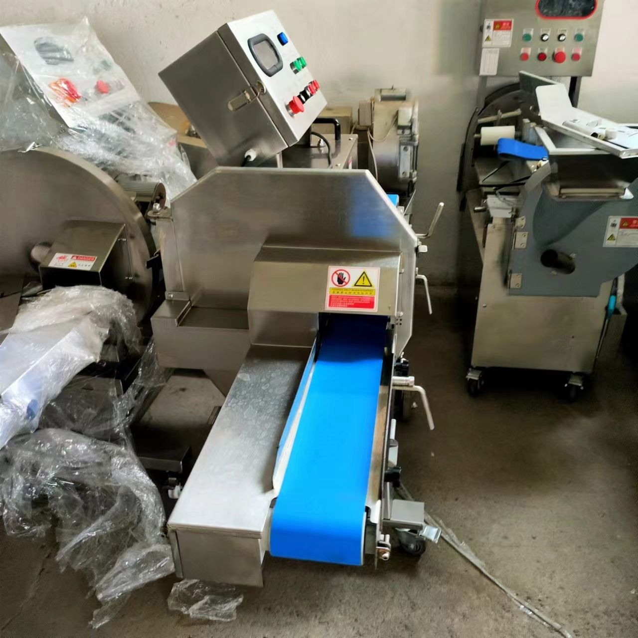 全自动面包切片机 火腿肠切片机自动腊肠切片机