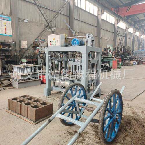 制砖机出口非洲自动花砖成型机建筑砖制造机Cement block machine