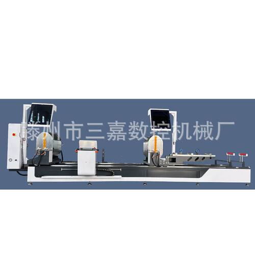 工业铝型材双头数控任意角切割锯 铝门窗幕墙型材任意角切割机