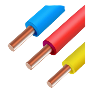 德福线缆国标阻燃单芯纯铜芯家装家用电线bv硬线1.5/2.5/4/6平方