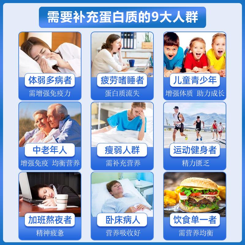 麦金利KYV牌白粉尿人专用成人高中三老年无糖蛋型蛋白质糖粉正品