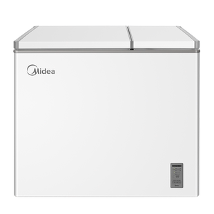 美的210L双温双门家用商用保鲜冷藏大冷冻两用节能大容量囤货冰柜