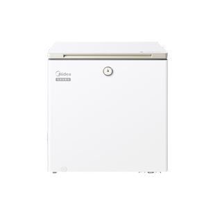 美的142L时光冰柜家用小冷柜-40°C冷冻专利减霜80%冷藏冷冻冰箱