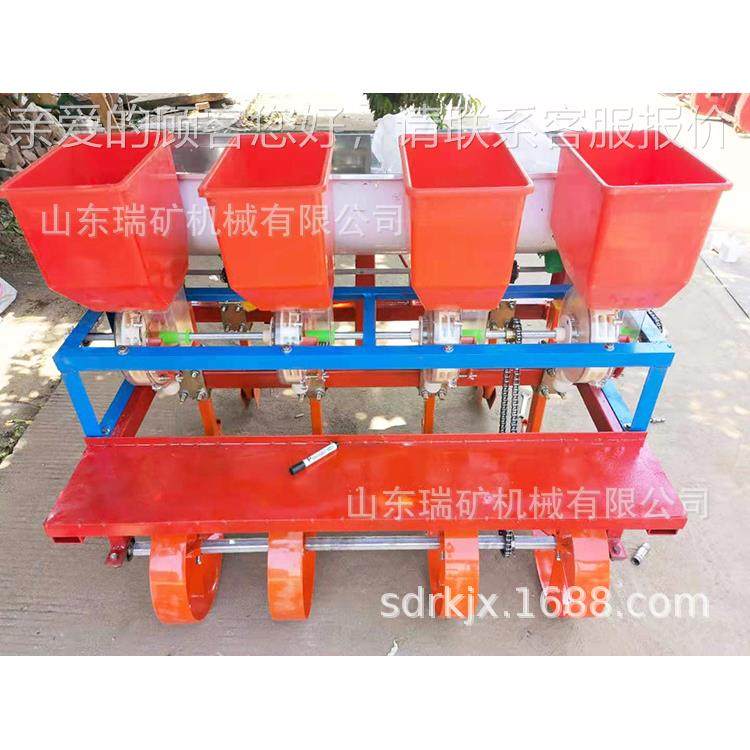 花生播种机米大豆花引生拖点播播种机玉机旱稻高粱精播机拉机牵式