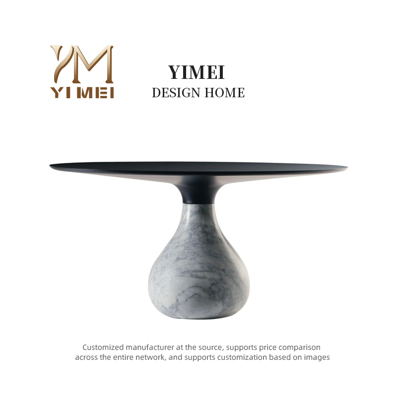 YM亿美现代轻奢水滴圆桌