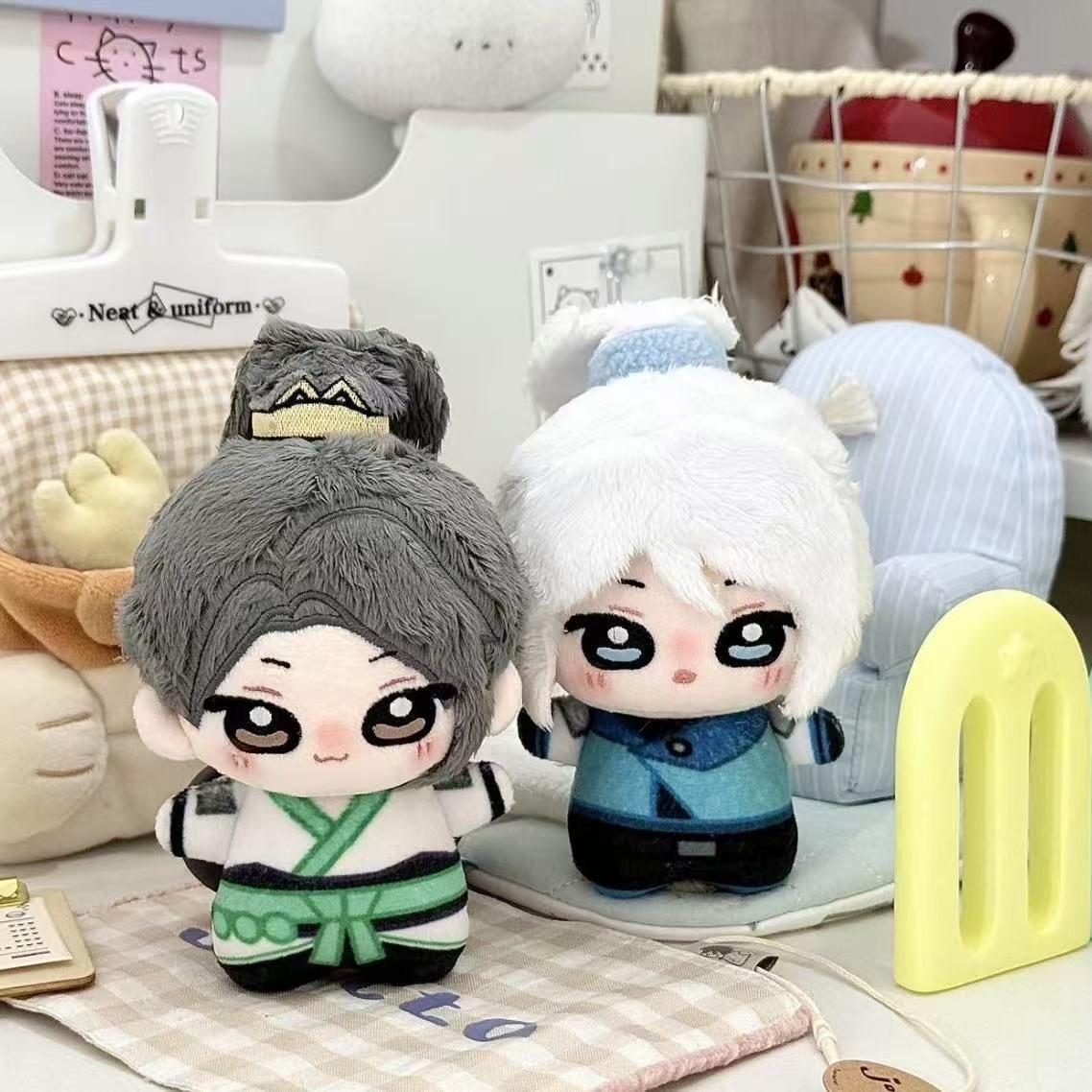 无畏契约周边jett印花体娃娃