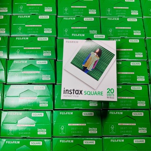 富士拍立得方形白边相纸SQ相纸方形4寸适用SQ1/SQ6/SQ20/SQ40系列