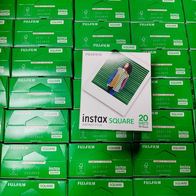 富士拍立得方形白边相纸SQ相纸方形4寸适用SQ1/SQ6/SQ20/SQ40系列