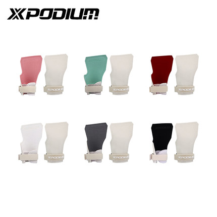 XPODIUM助力带健身手套引体向上握力护掌运动护腕单杠辅助带硬拉