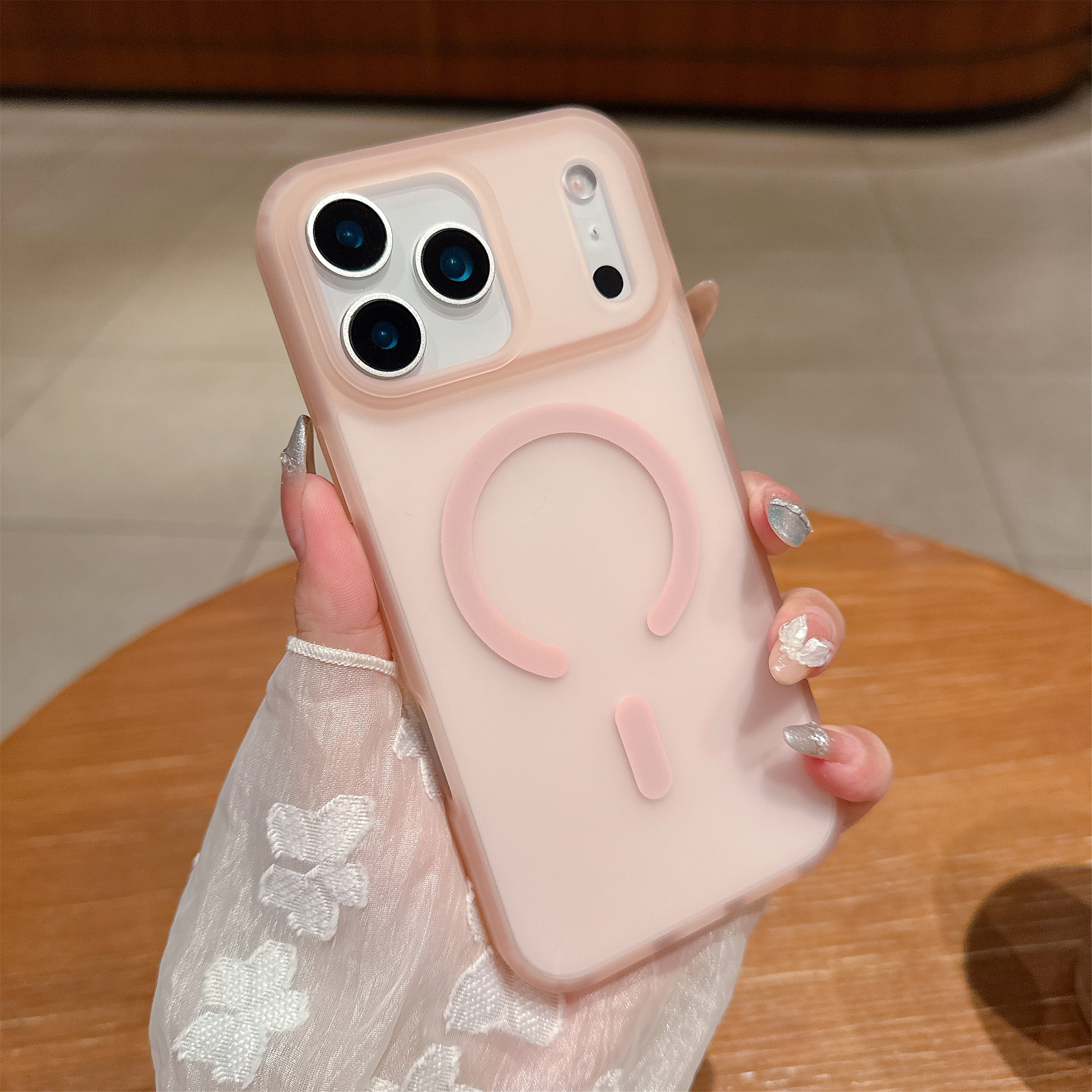 适用苹果17promax手机壳iPhone17磁吸Magsafe充电Air新款16pro磨砂13男士15pro高级14防指纹11全包12pm保护套