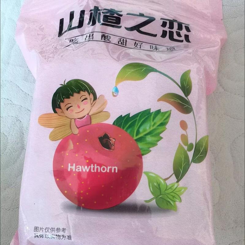 山楂片新鲜山楂饼果丹皮卷条干片开味山楂糕散独立包装