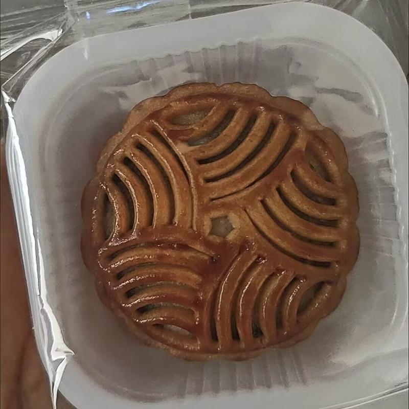 竹乐流心奶黄月饼广式蛋黄红豆沙香浓软糯流心馅拉丝中秋传统糕点