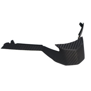 适用铃木新款UY125T-A/B前下护板前面板前斜板挡风板前围碳纤维板