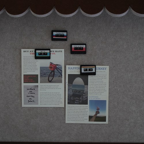 桌面摆件图钉创意装饰磁带式