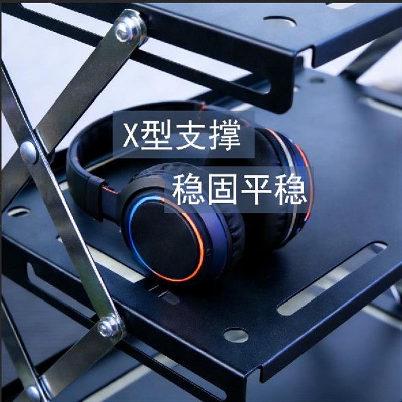 电竞桌面置物架收纳多功能折叠桌便捷办公整理架户外展示架