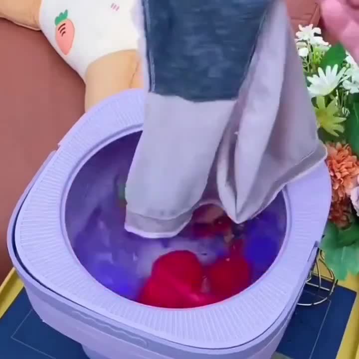 迷你折叠洗衣机小型洗脱