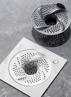 通用旋涡浴室地漏排水口防头发收集过滤网下水道防堵塞防虫防臭盖