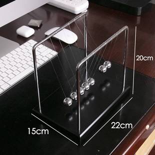 牛顿摆球7球单摆波摆件左右摇摆碰撞撞击实验器物理小球弹珠撞珠