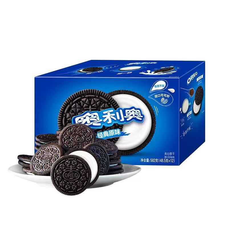 奥利奥夹心饼干巧克力味/原味582g休闲食品网红零食小包装