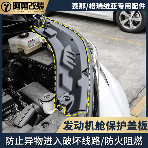 适用于赛那发动机舱盖板