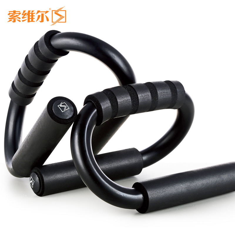 S型俯卧撑支架俄挺辅助健身轮腹肌神器材男锻炼胸肌家用训练器械