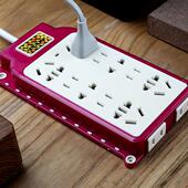 线 10m长 家用电源插座智能节能插头条防水线路板拖带插头条2