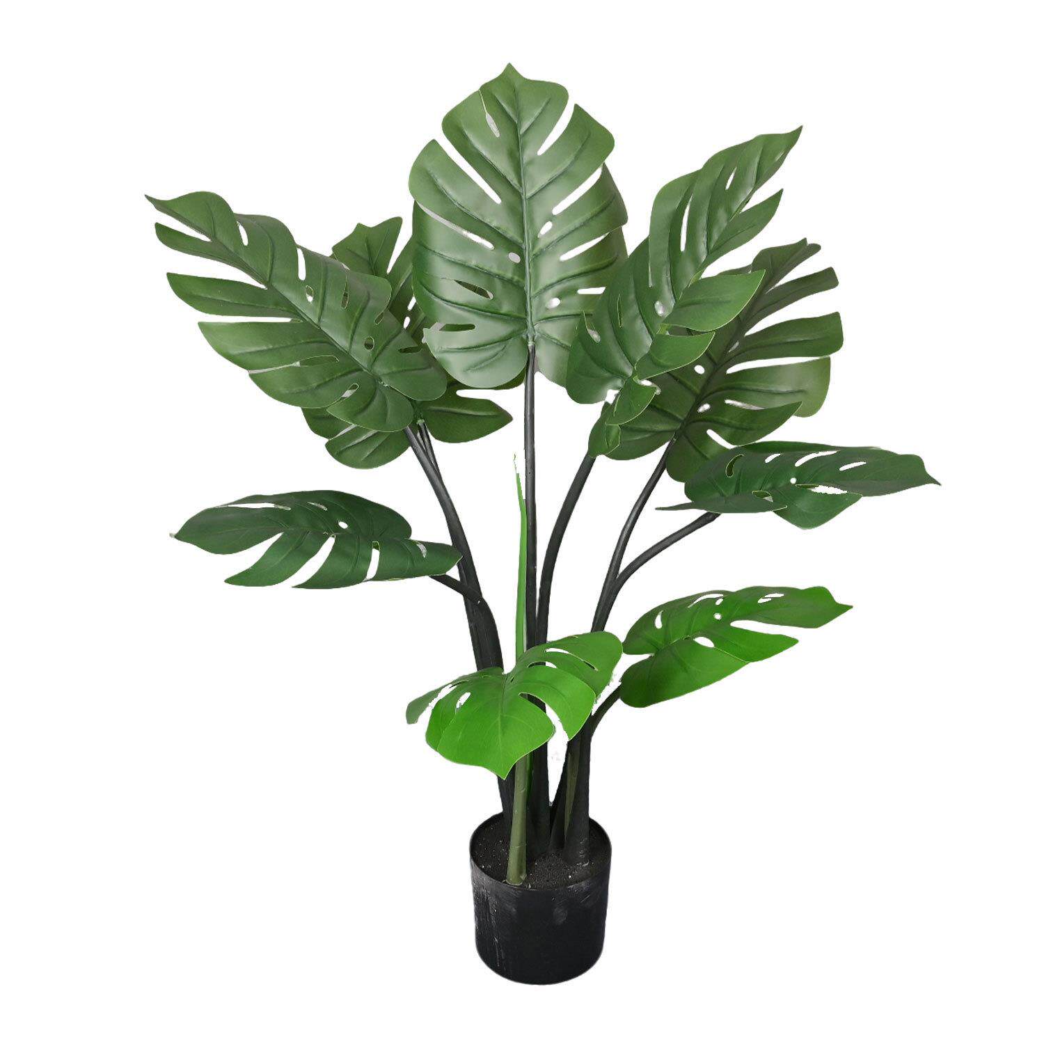 仿真植物龟背树北欧风家居大型落地假树绿植盆栽装饰春芋龟背竹