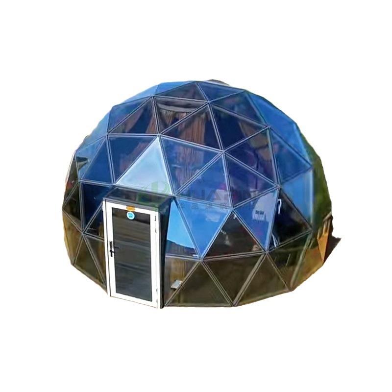 球形圆顶玻璃屋星空房酒店民宿4-20米网红阳光房餐厅穹顶球形建筑