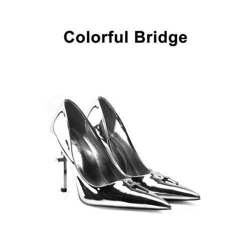 银色高跟鞋ColorfulBridge
