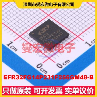 EFR32FG14P231F256GM48-B QFN-48(7x7) 110MHz~956MHz 射频收发器