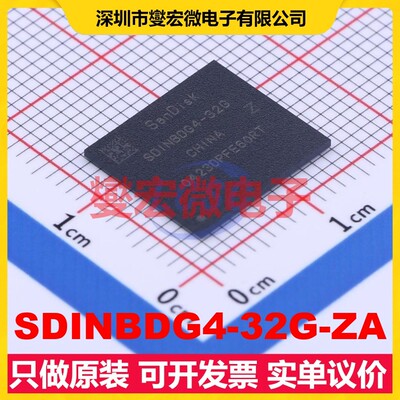 SDINBDG4-32G-ZA BGA-153(11.5x13) EMMC嵌入式存储器