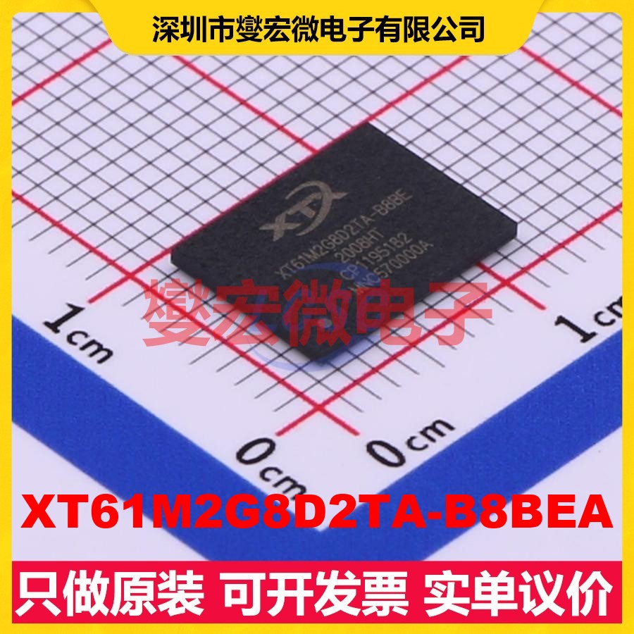 XT61M2G8D2TA-B8BEA BGA-162(8x10.5 2Gbit NAND FLASH存储器芯片