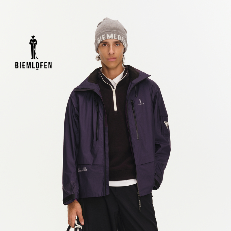 【防水透湿】比音勒芬高尔夫2025年秋新款男士运动冲锋衣外套夹克