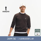 休闲圆领长袖 比音勒芬高尔夫2025年秋新男时尚 针织衫 抗皱针织