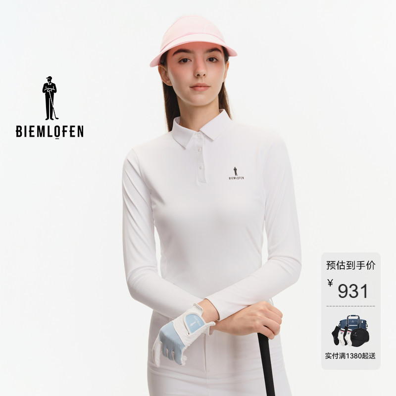 【吸湿排汗】比音勒芬高尔夫秋女士运动休闲透气长袖POLO