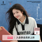 哈佛联名短袖 男女同款 比音勒芬高尔夫春夏季 POLO衫 李兰迪同款